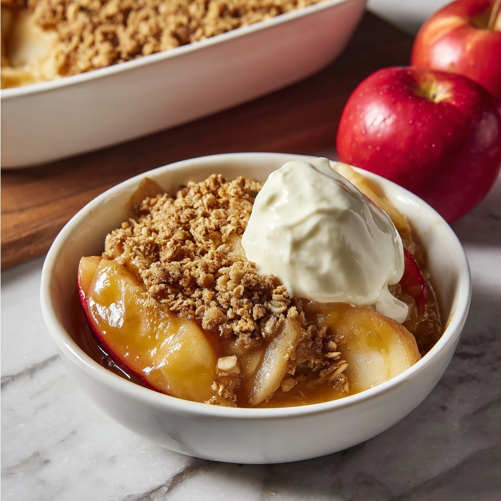 Apple Peanut Butter Crisp {Whole Wheat} Recipe - Recipe Image