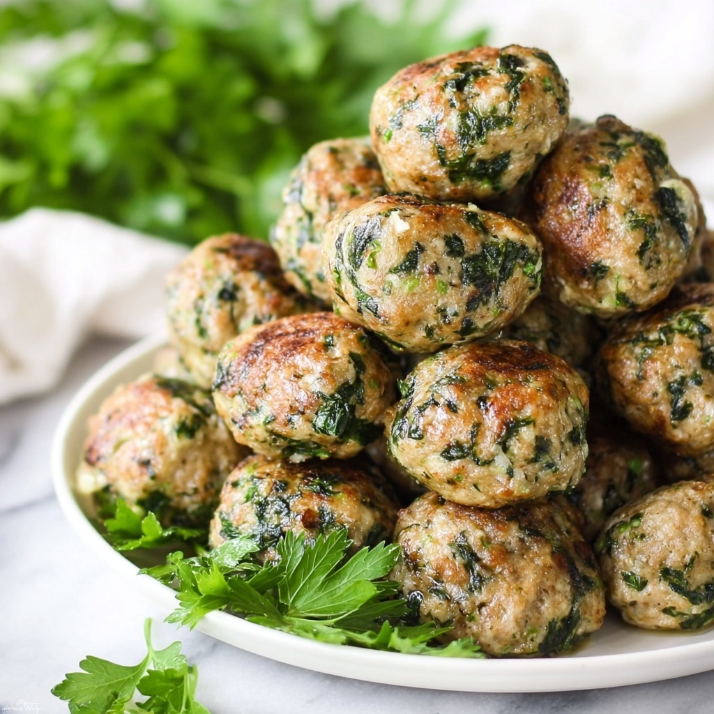 Spinach Feta Chicken Meatballs (Meal Prep) Recipe - Recipe Image