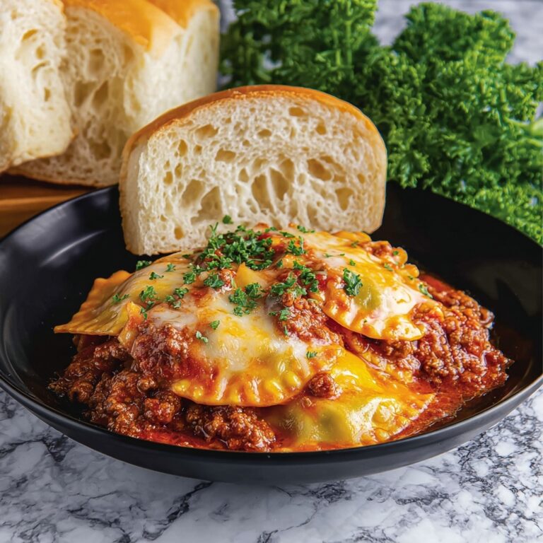 Slow Cooker Lasagna with Ravioli Recipe