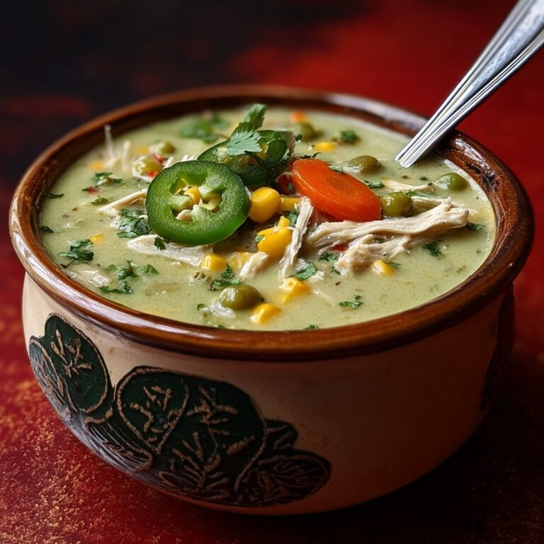 Crock Pot Green Enchilada Chicken Soup Recipe