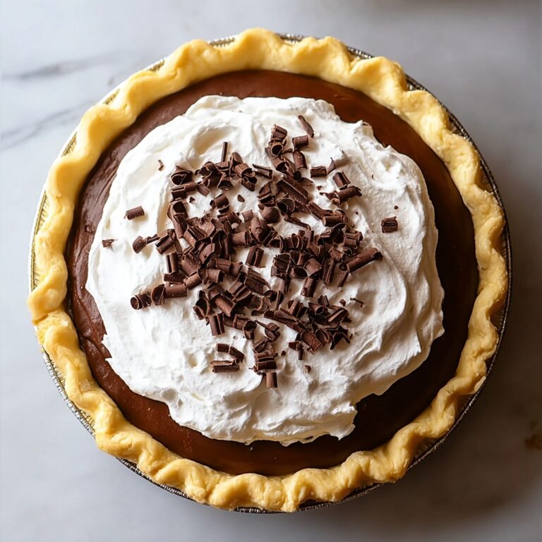 Easy Chocolate Cream Pie Recipe