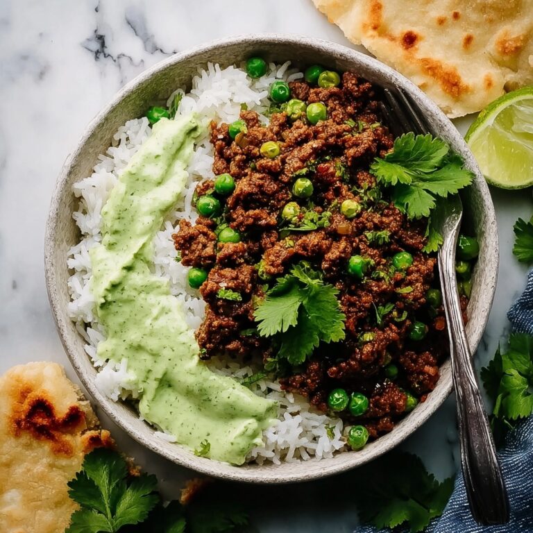 Curried Ground Beef with Peas Recipe