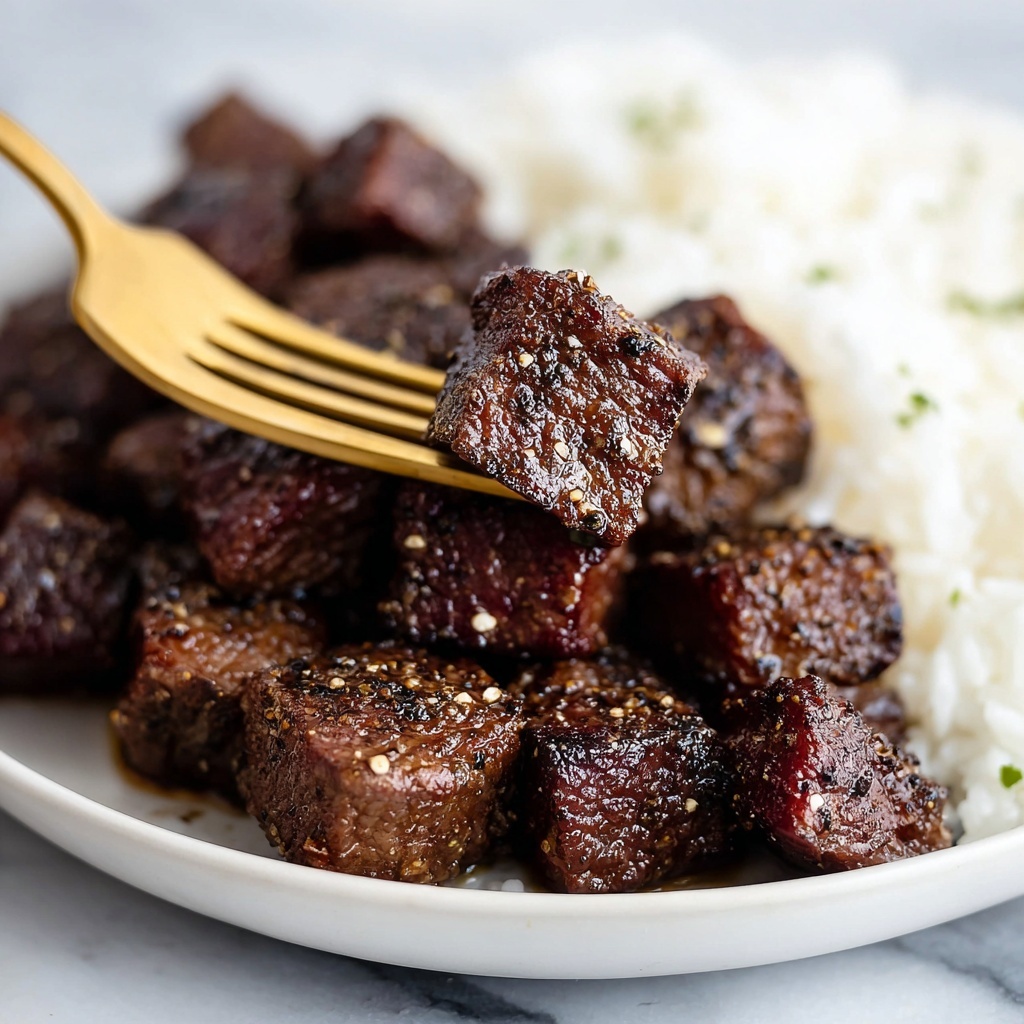 Air Fryer Steak Bites Recipe - Recipe Image