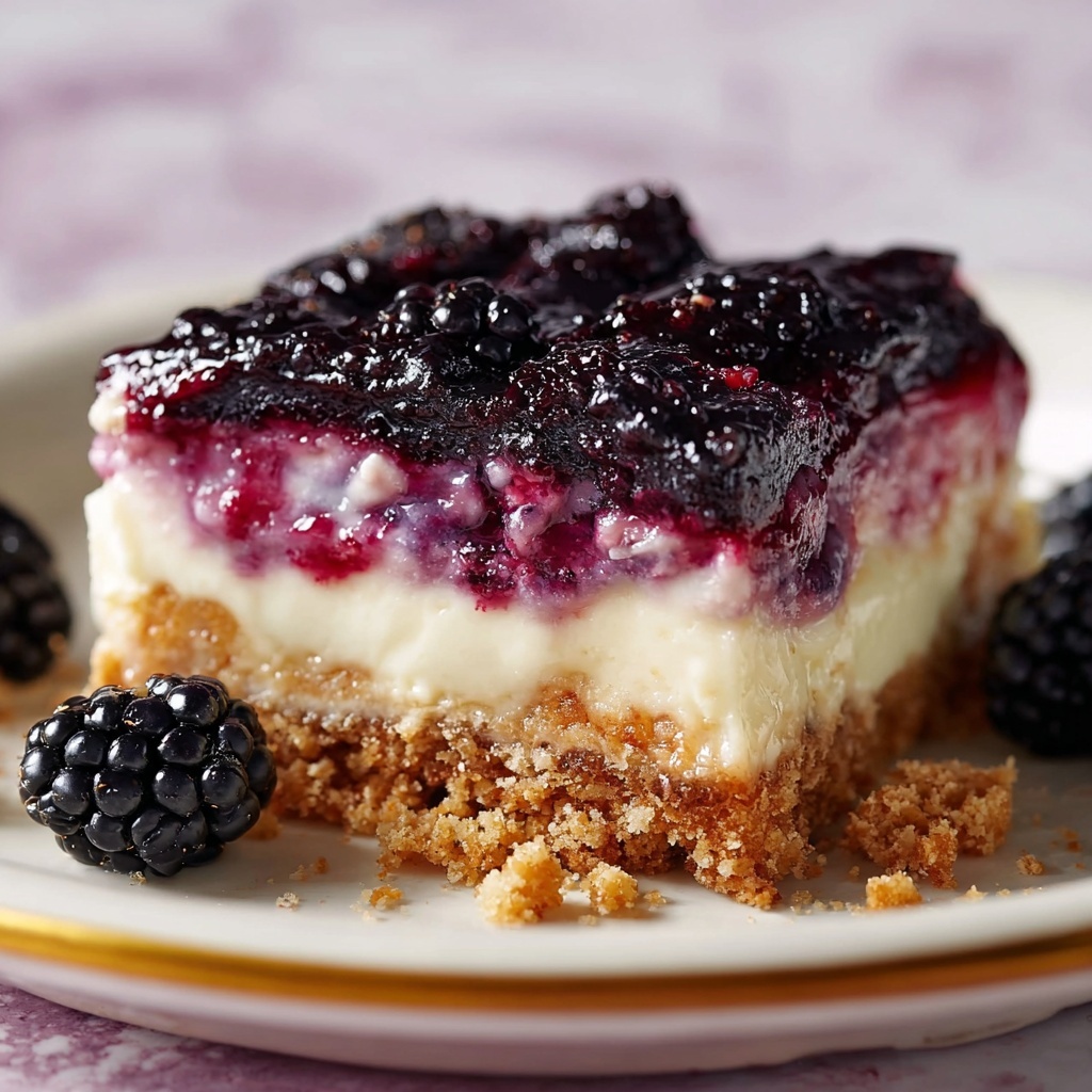 Blackberry Pretzel Dessert Recipe - Recipe Image