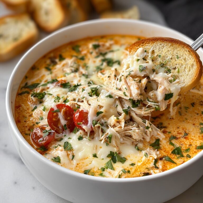 Crockpot Creamy Chicken Parmesan Soup Recipe