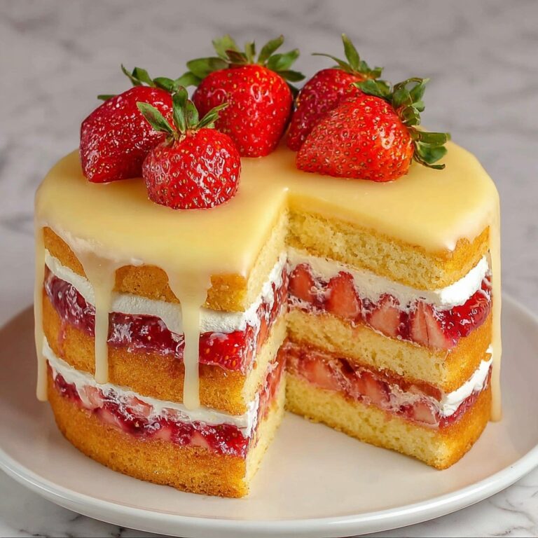 Strawberry Lemonade Layer Cake: A Refreshing Summer Dessert Recipe