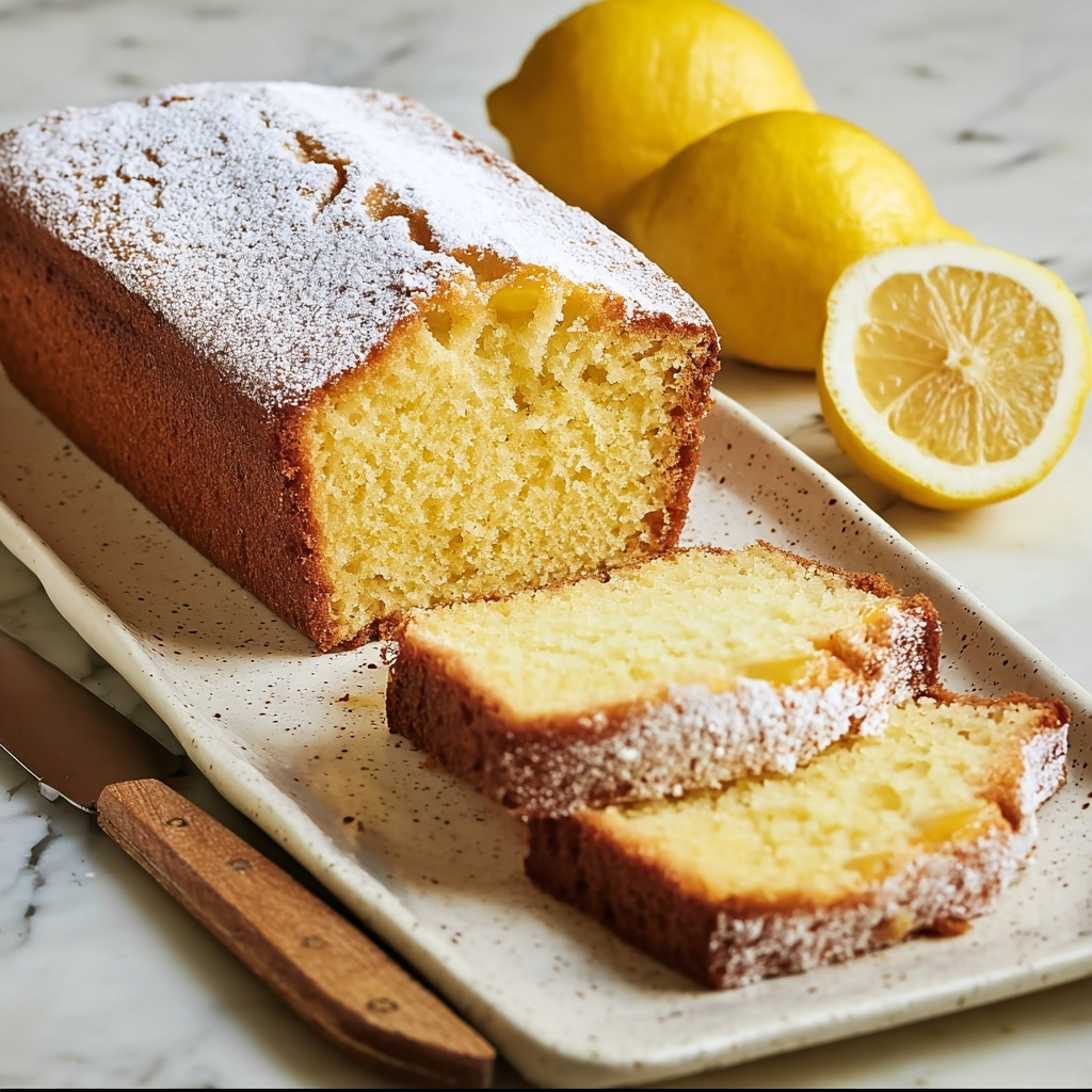 Old-Fashioned Lemon Pound Cake Recipe - Recipe Image