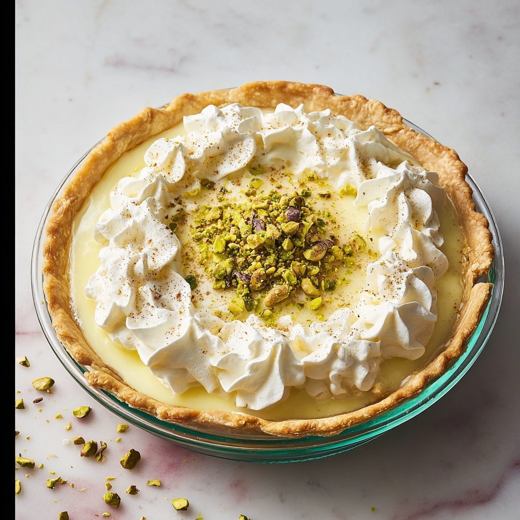 Pistachio Cream Pie Recipe - Recipe Image
