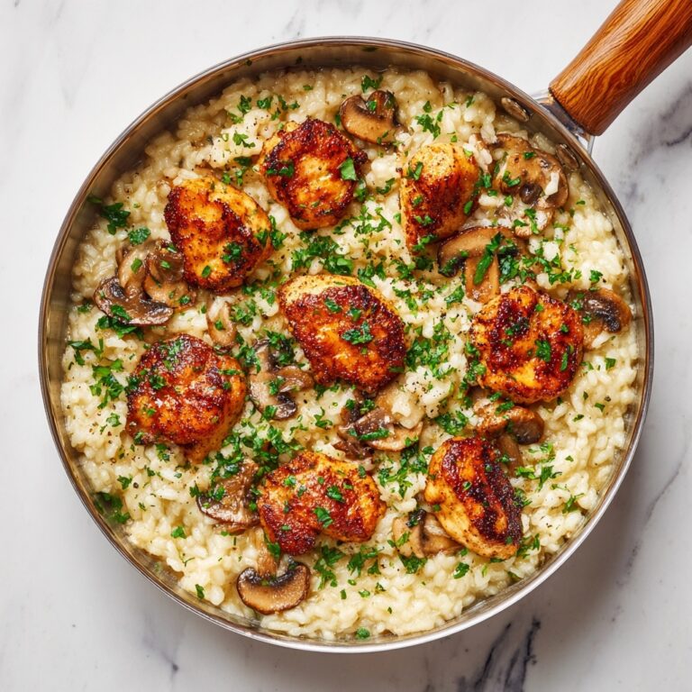 Creamy Mushroom Chicken and Rice Recipe