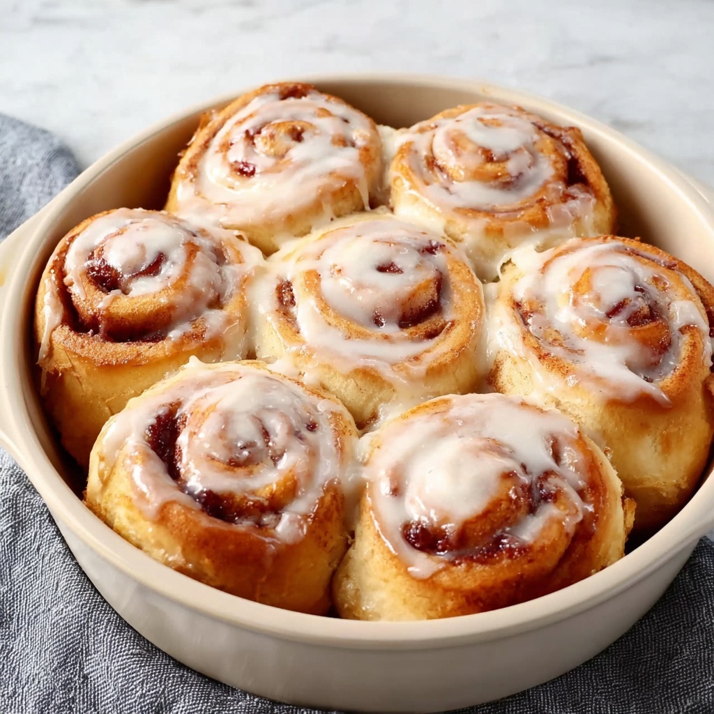 Rhubarb Sticky Buns Recipe - Recipe Image