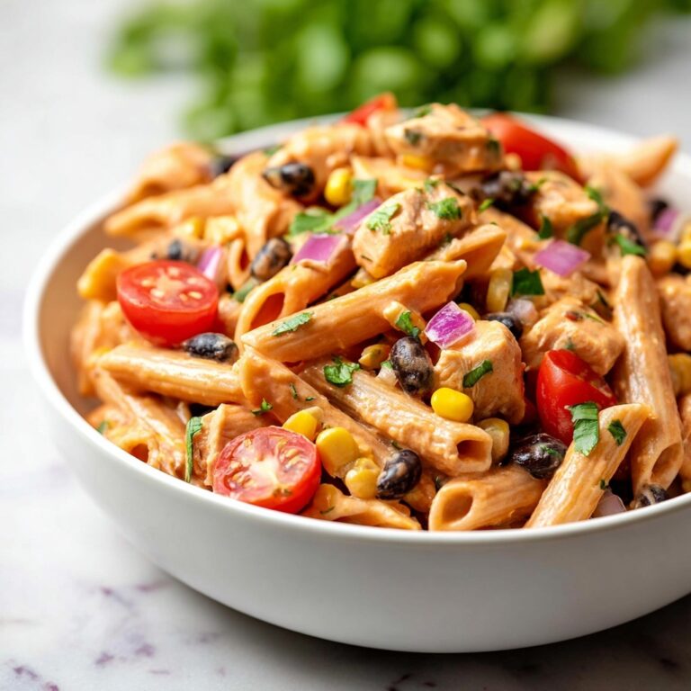 BBQ Ranch Chicken Pasta Salad Recipe