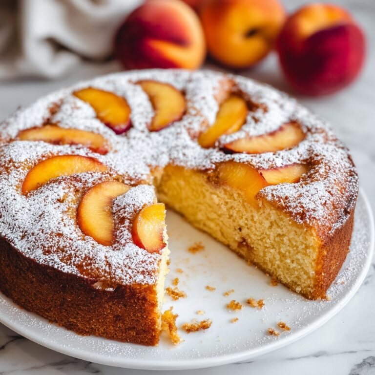 Fresh Peach Cake Recipe