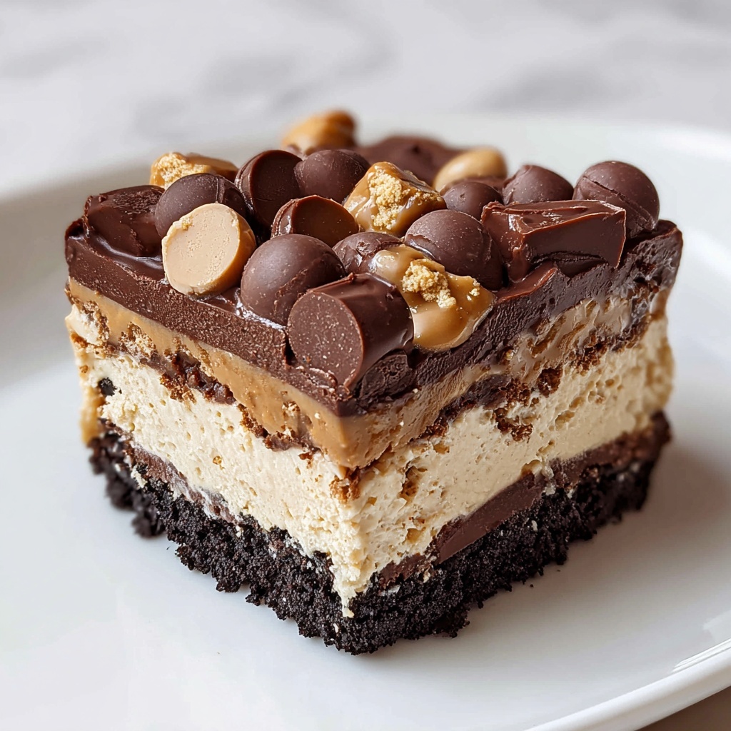 Ultimate Peanut Butter Cup Pie Delight Recipe - Recipe Image