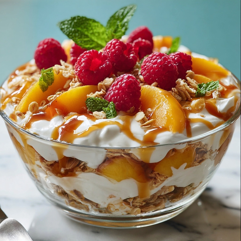 Savory Millionaire Peach Salad Recipe - Recipe Image