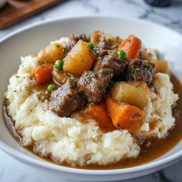 Irish Beef Stew with Mashed Potatoes Recipe