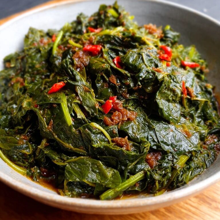 Pumpkin Leaves with Peanut Butter: A Savory Delight Recipe