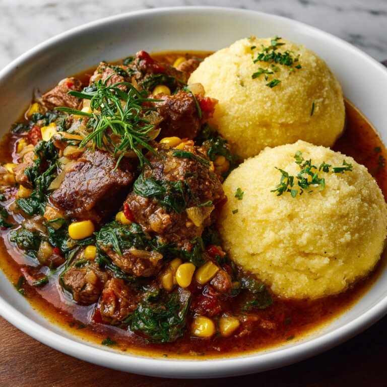 Sadza neNyama: A Delightful Maize Meal Recipe! Recipe