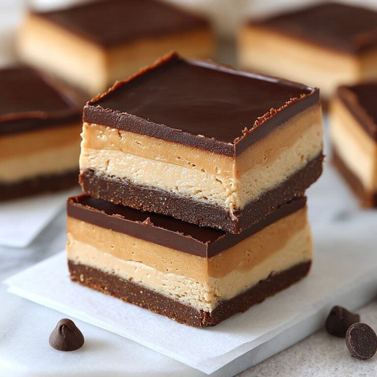 No-Bake Peanut Butter Buckeye Bars Recipe