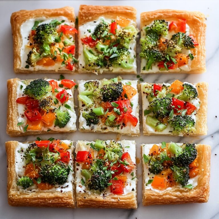 Crescent Roll Veggie Pizza with Cream Cheese Recipe