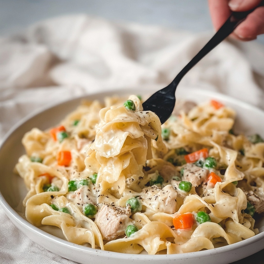 Chicken Pot Pie Noodle Bake Recipe - Recipe Image