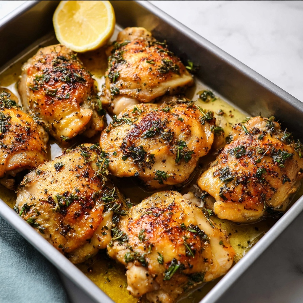 Baked Greek Lemon Chicken Recipe - Recipe Image
