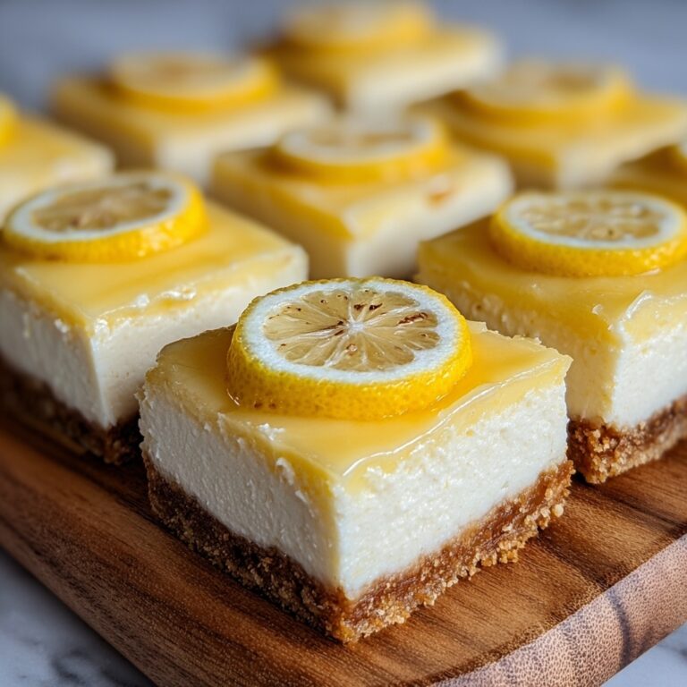 Lemon Cheesecake Bars Recipe