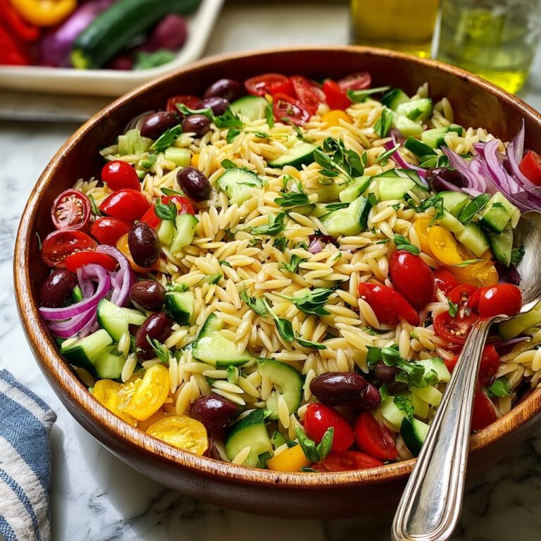 Greek Orzo Salad Recipe
