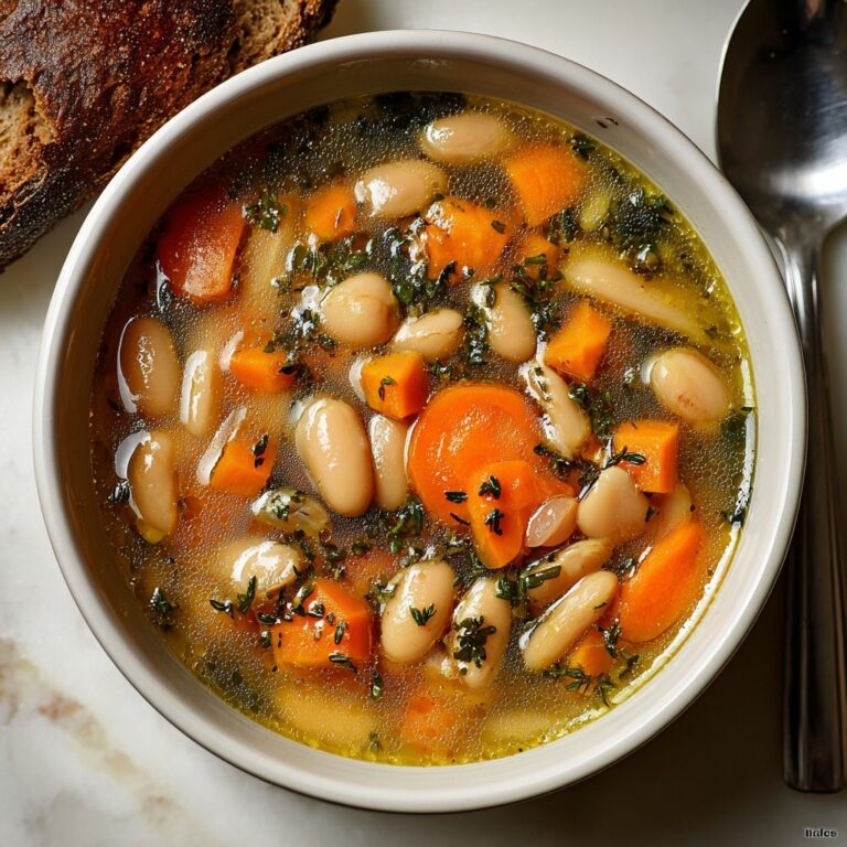 Great Northern Bean Soup with Carrots Recipe