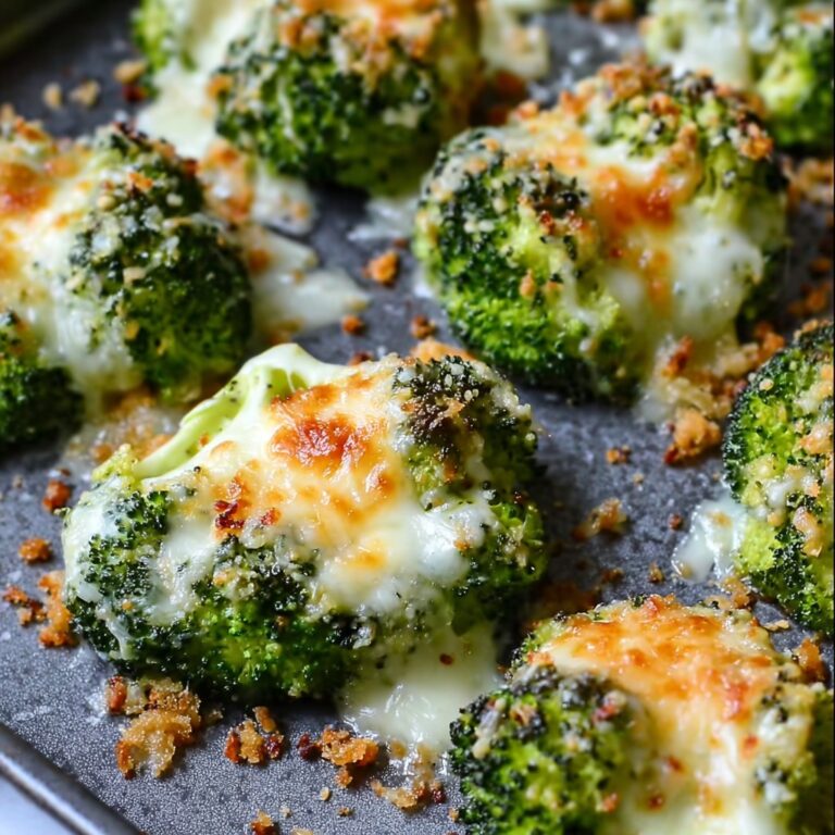 Smashed Broccoli with Parmesan Recipe