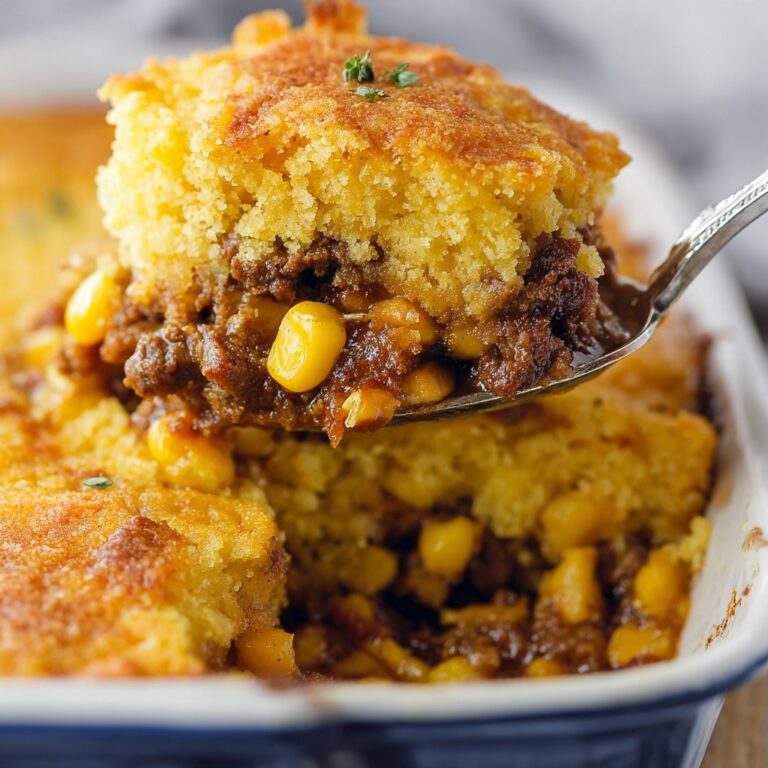 Easy Cowboy Cornbread Casserole Recipe