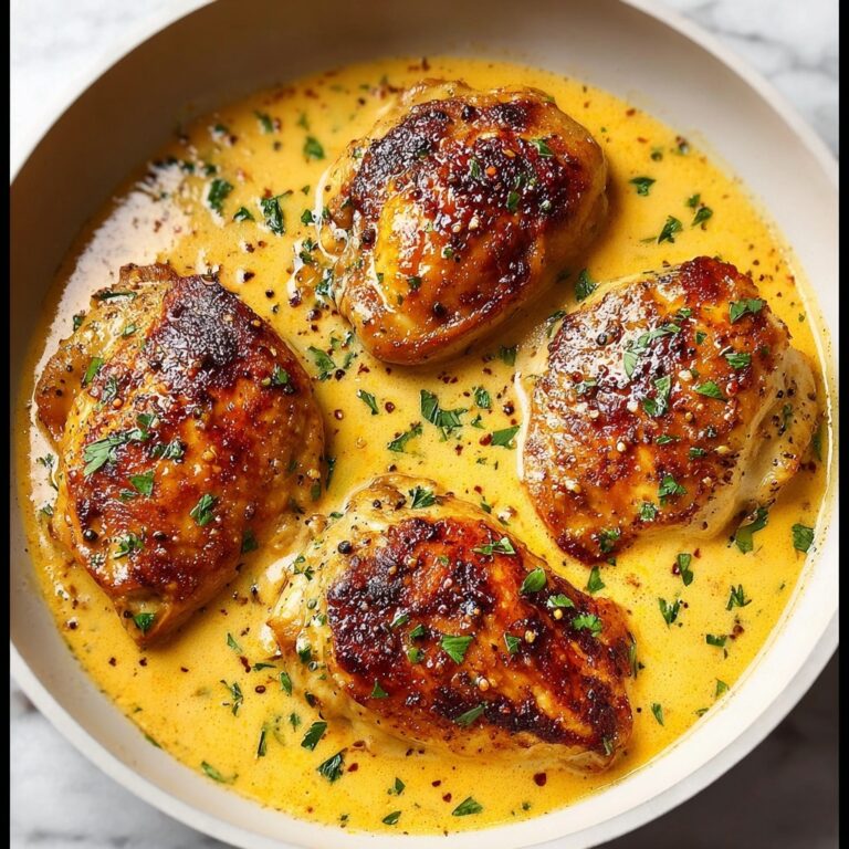 Creamy Honey Mustard Chicken Recipe