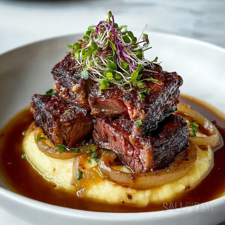 Seared Lamb Liver with Onion Butter Glaze Recipe