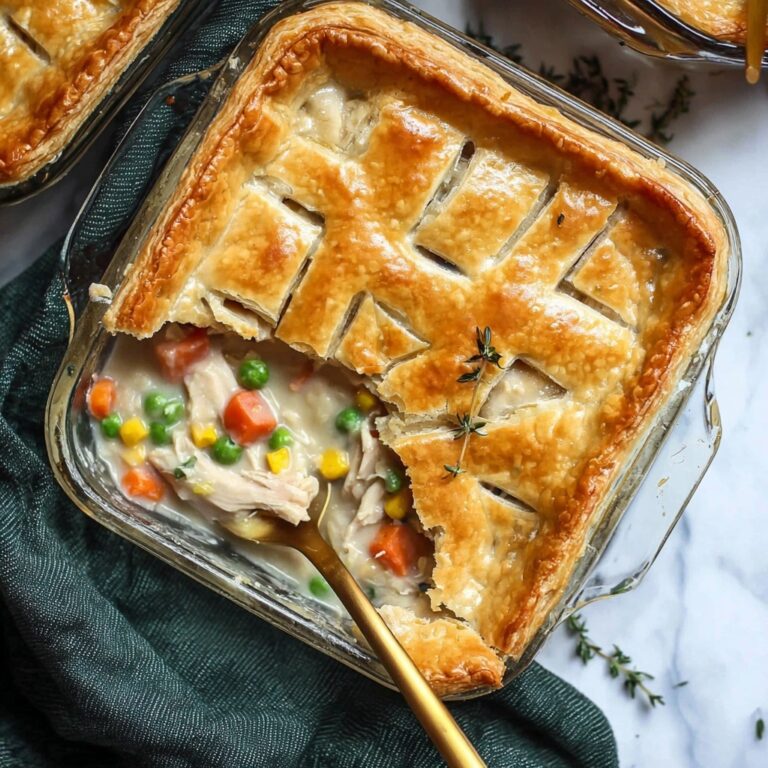 Individual Chicken Pot Pies Recipe