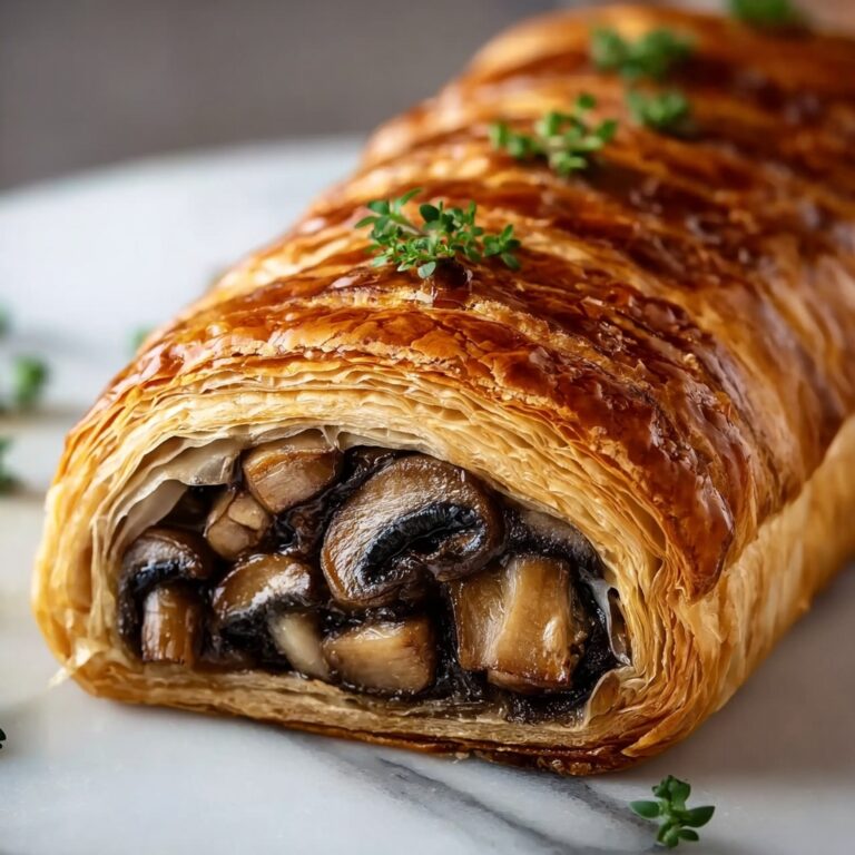Irresistible Vegetarian Mushroom Wellington for Festive Feasts Recipe