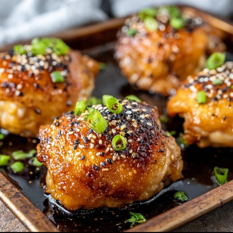 Boneless Skinless Chicken Thighs with Teriyaki Marinade Recipe