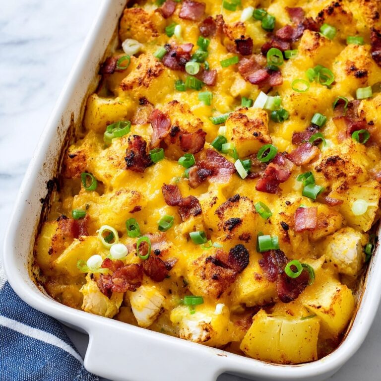 Loaded Chicken and Potato Casserole Recipe