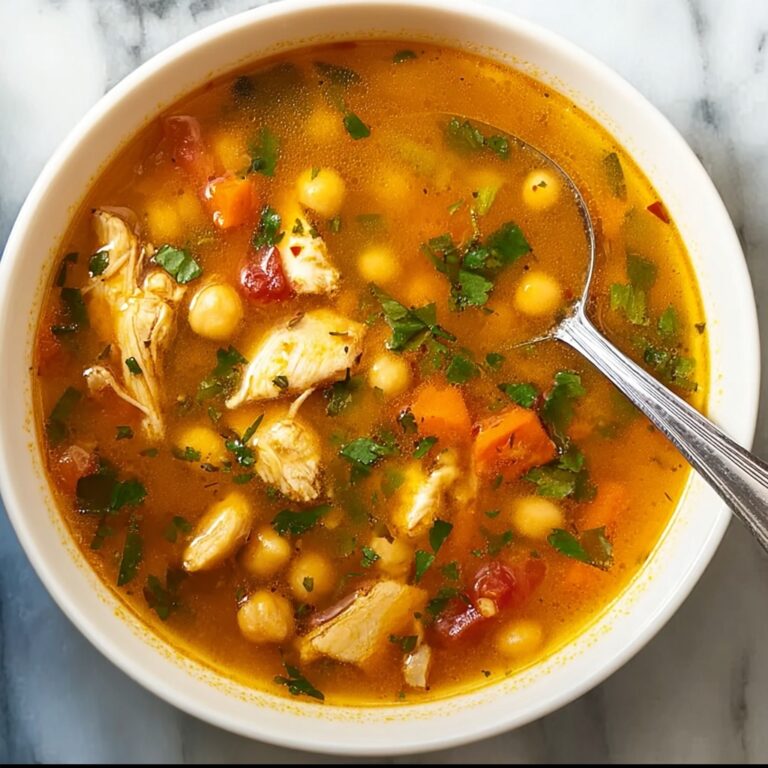 Slow Cooker Chicken and Chickpea Soup Recipe