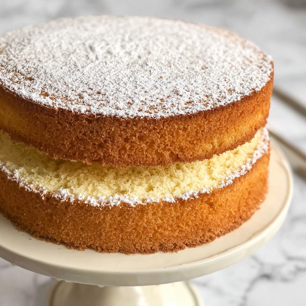 Vanilla Sponge Cake Recipe - Recipe Image