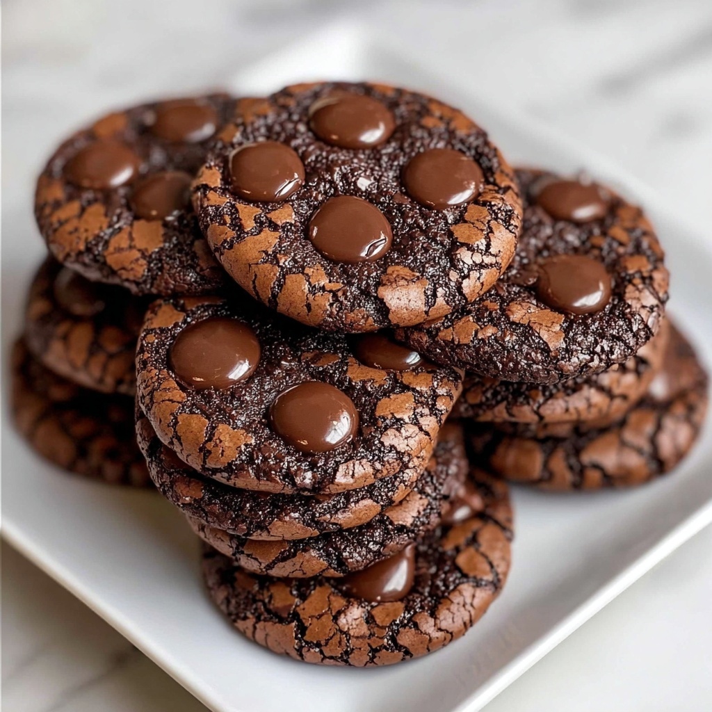 Chewy Fudgy Brownie Cookies: The Ultimate Chocolate Lover's Recipe - Recipe Image