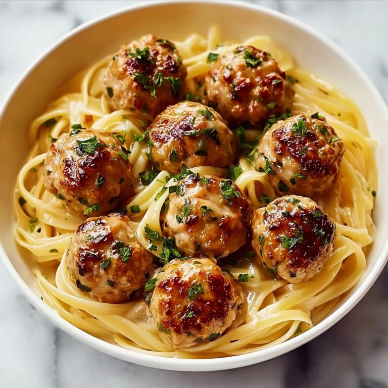 Garlic Butter Chicken Bites with Creamy Parmesan Pasta Recipe