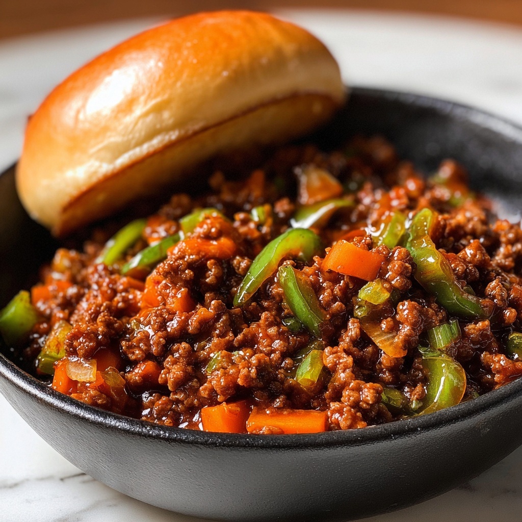 Sloppy Joe Skillet: 5 Simple Steps to Flavorful Comfort Recipe - Recipe Image