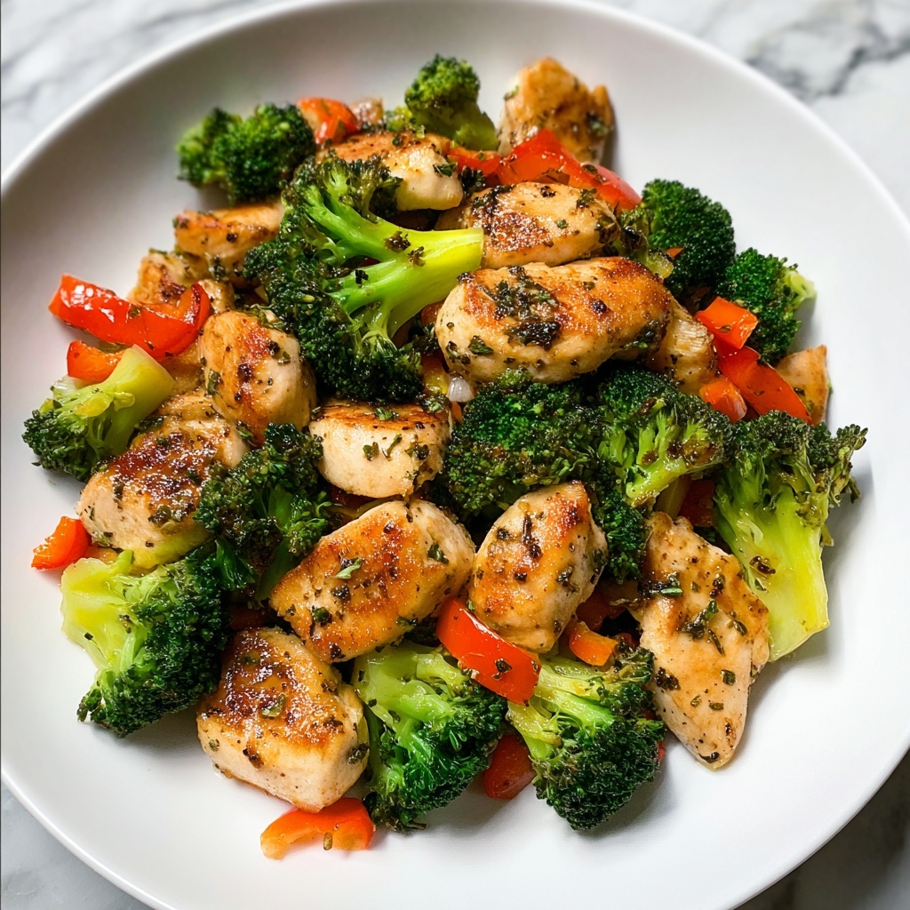 One-Pan Chicken & Veggies: 7 Simple Steps to Delightful Dinner Recipe - Recipe Image