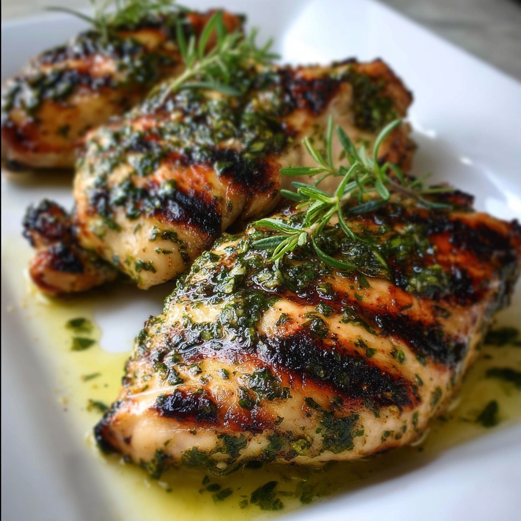 Juicy Grilled Chicken with Mediterranean Herbs Recipe - Recipe Image