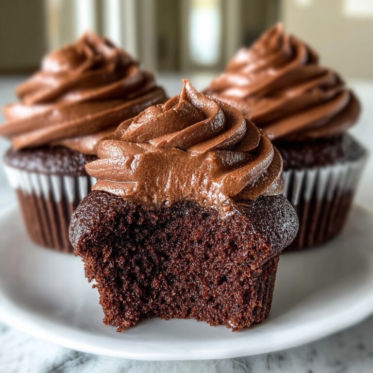 Homemade Moist Chocolate Cupcakes Recipe