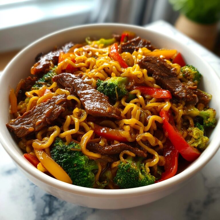 Spicy Korean Gochujang Beef Noodles Recipe