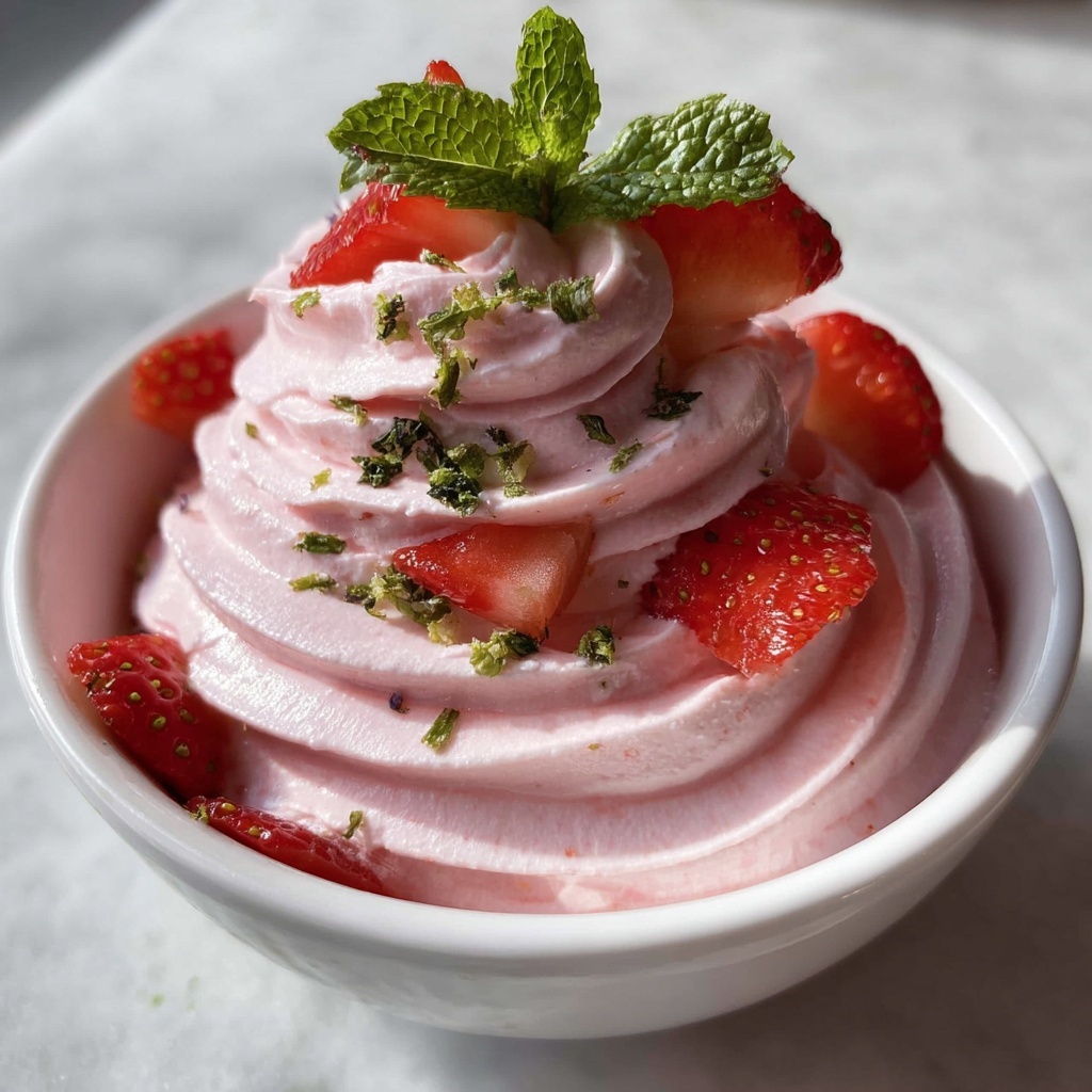 Strawberry Frozen Yogurt Recipe: 5 Steps to Pure Bliss Recipe - Recipe Image