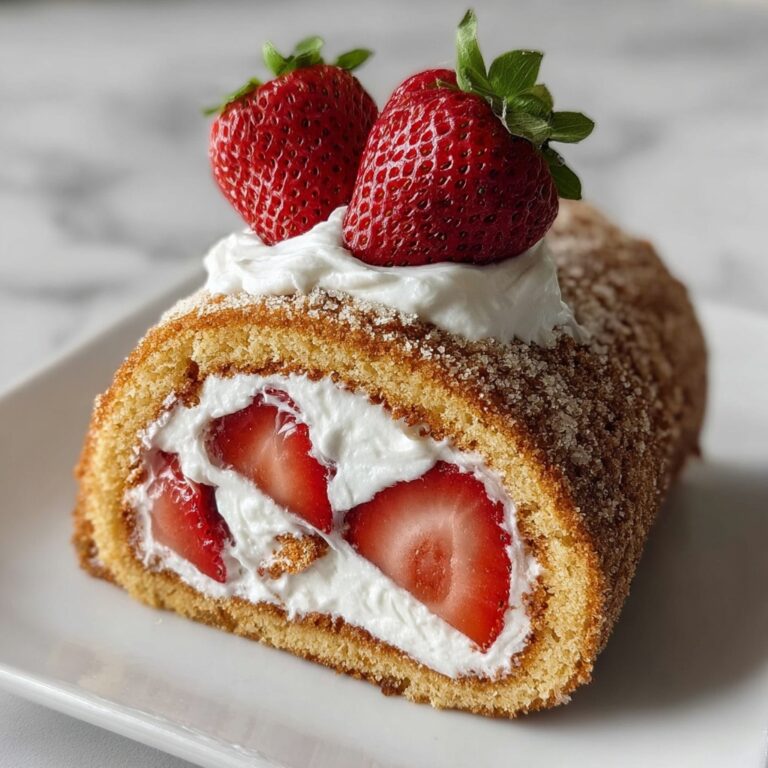Strawberries Cream Cake Roll for Sweet Memories Recipe