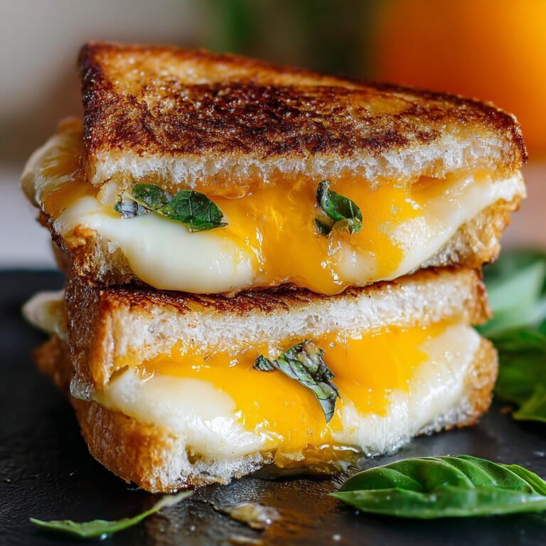 Honey Peach White Cheddar Grilled Cheese Recipe