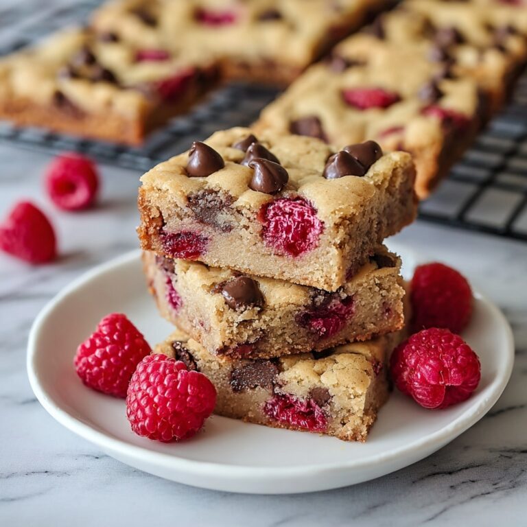 Delightful Raspberry and Chocolate Chip Cookie Bars Recipe