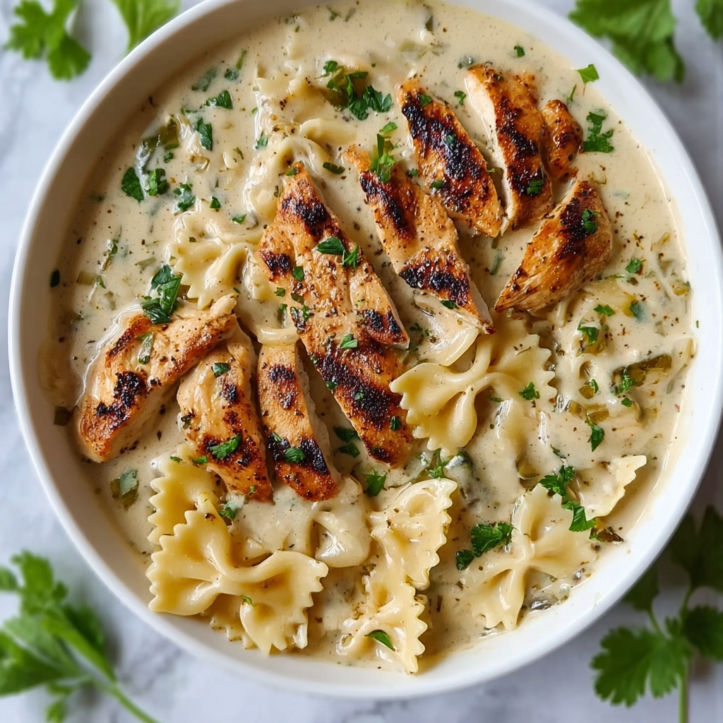 Creamy Garlic Parmesan Chicken Pasta Recipe - Recipe Image